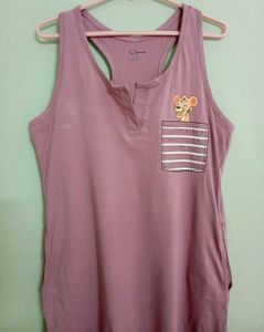 Light Pink Top For Daily Wear - XL