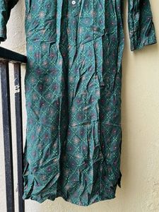 New 💗Green Printed Kurta