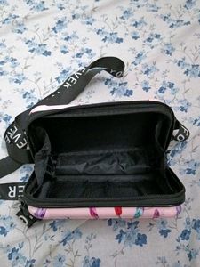 Pink Hard Case Sling Bag