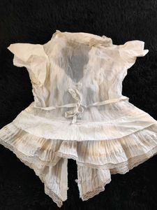 White Lace Ruffle Lolita Top