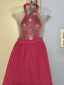 Pintrest Pink Designer One Piece