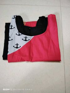 Anchor Print Top