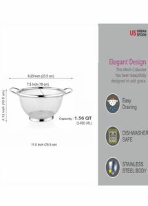 Stainless Steel Strainer From Pepper Fry