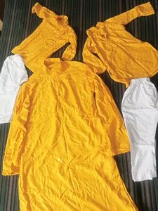 Father And 2 Son Kurta Pajama Set