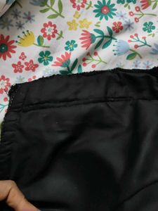 Padded Black Readymade Blouse