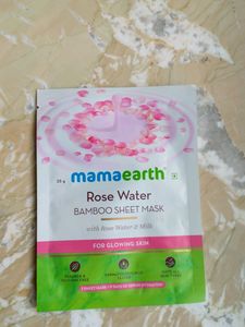 Mama Earth Rose Water Sheet Mask