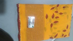 New Yellow Occasional Wear Saree