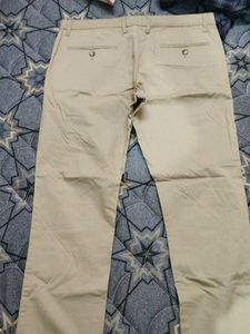 Men's Khaki Straight Leg Pants