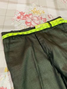 Dark Green Formal Pants
