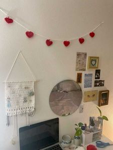 Crochet Heart Wall Decor 💗