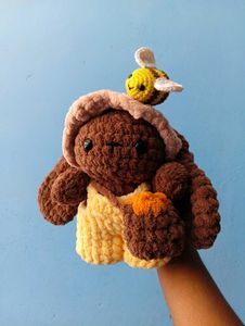 Crochet Bunny with Bee