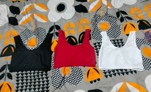 Crop Tank Tops - Set of 3