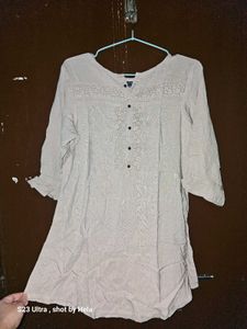 Elegant Embroidered Tunic Top fits (38-40)