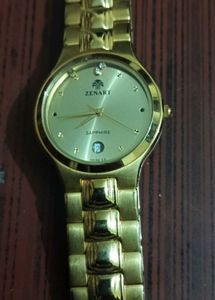 Gold Stainless Steel Watch