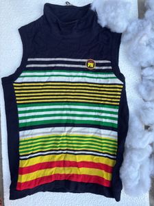 Striped Sleeveless Top