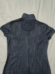Denim Shirt Dress/Top