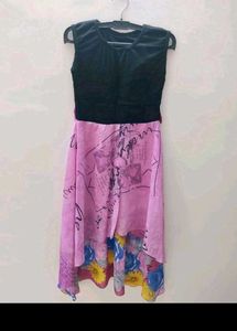 Unique Black & Pink Dress