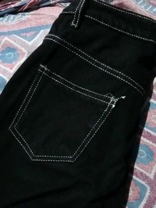 Black Cargo Jeans