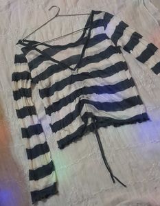 Striped Long Sleeve Top
