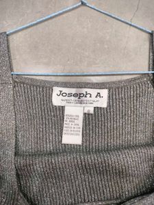 SILVER GREY CROP TOP