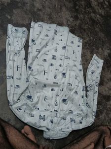 Patterned Long Sleeve Button-Down
