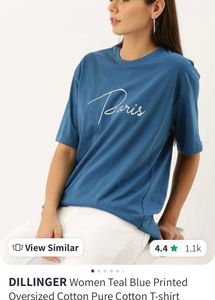 Pure Cotton Oversized Tshirt