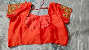 Heavy Beautiful Sari With Blouse
