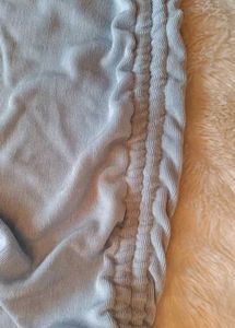 H&amp;M One Shoulder Draw String Sky Blue Top