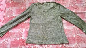 Shimmery Top With Golden Brochure
