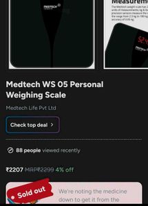 MEDTECH Personal Scale WS05