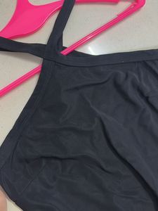Halter Neck Black Dress
