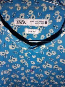 Zara Floral Print Shirt