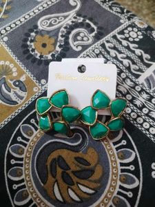 sea Green Fashion Earrings