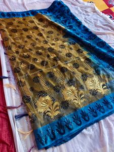 Today Only🎉Unused Saree With Blouse (Women&#39;s)