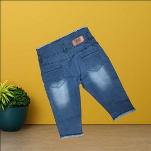 Women navy blue capri size 32 (O-78)