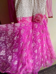 Beautiful Pink Long Frock