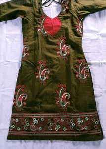 Chanderi Silk Tailor Made Designer Churidar