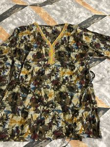 Floral short Kurta