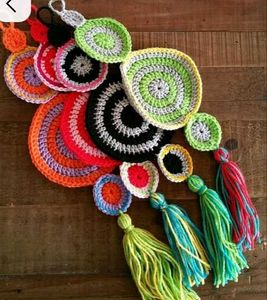 Boho Crochet Tassel Garland