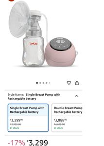 Electric Breast Pump With Accessories
