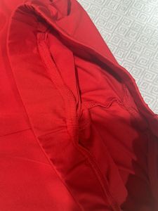Red Flared Trousers