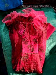 Pink Embroidered Dress