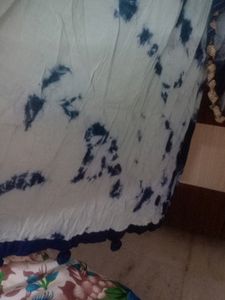 A LineTie Dye Kurti   With Dupatta