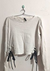 Ribbed Long Sleeve Top