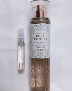Purewonder Body Mist 10ml Bath And Bodyworks Sampl