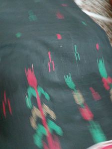 Black Saree South Cotton