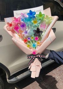 Colorful Flower Claw Clip  Bouquet