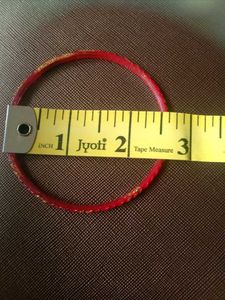 Red Glass  Bangals.