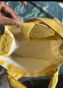 Nina Ricci Striped Tote Bag