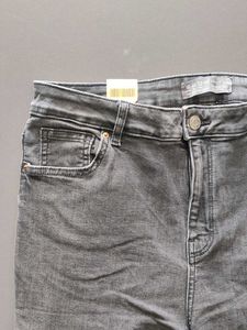 Grey Wash Denim Jeans